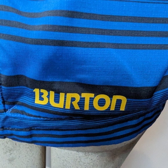 Burton Dover Jacket Cobalt Blue Fortress Stripe Youth L - Picture 8 of 12